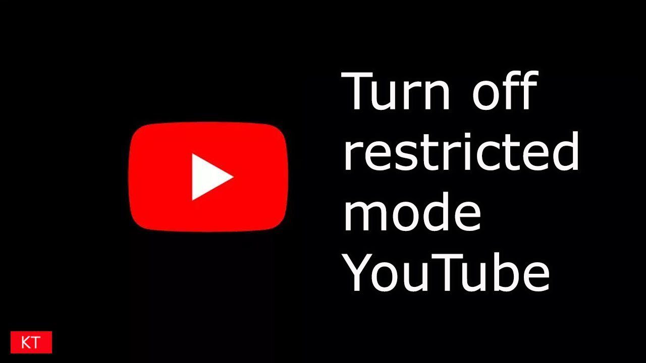 How to turn off restricted mode on Youtube?
