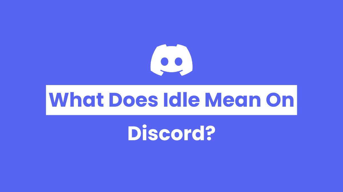 idle mean on discord