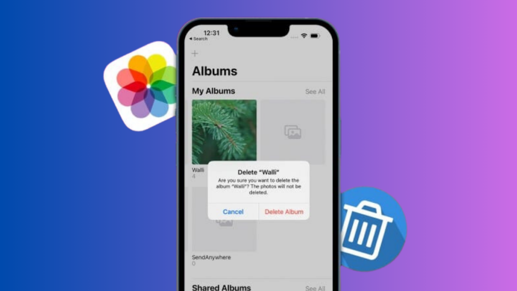 why can't I Delete Albums On my iPhone