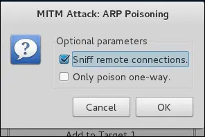 MITM attack - ARP Poisoning